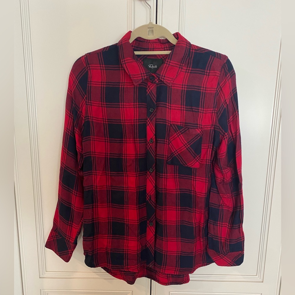 Rails Hunter Red Plaid Button up Shirt